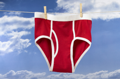 Bikini briefs s bílými švy Bikini briefs s bílými švy